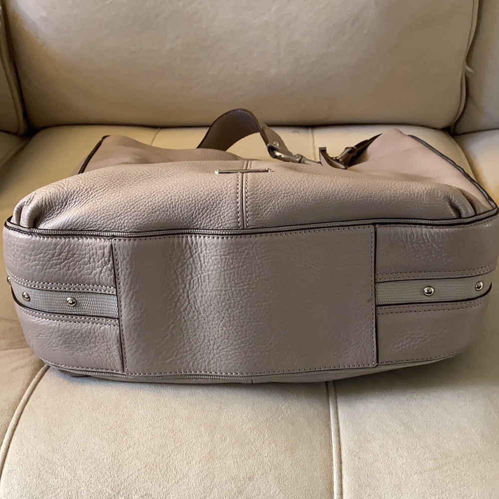 Coach Taupe Leather Shoulder Hobo Bag - Picture 5 of 8